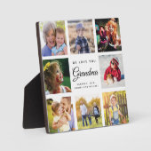 Jumbo Family Foto Collage Oma WIR LIEBE SIE Fotoplatte (Vorderseite)