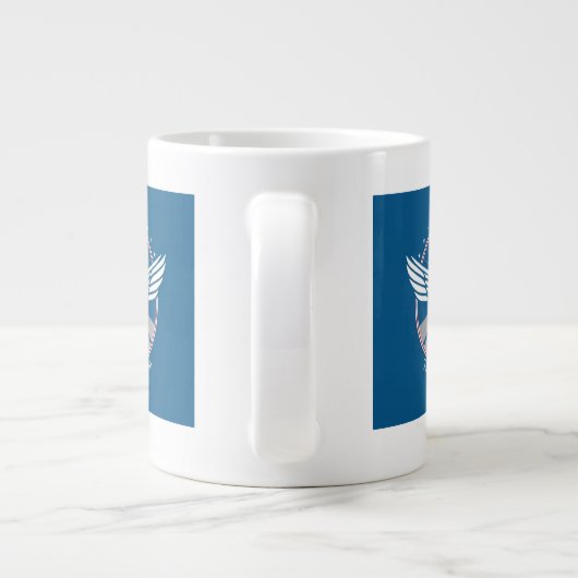 Jumbo-Flaggenlogo Tasse (Rückseite)