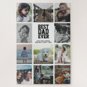 Jumbo Foto Collage Vatertag BEST VATER JE Puzzle (Vertikal)