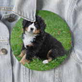 Jumbo Foto Haustier Button, Liebe deinen Hund! Button (Beispiel)