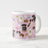 Jumbo für benutzerdefinierte Tasse - Dog-Gruppe 2 (Vorderseite Rechts)