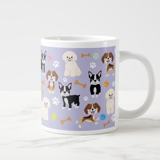 Jumbo für benutzerdefinierte Tasse - Dog-Gruppe 4 (Rechts)