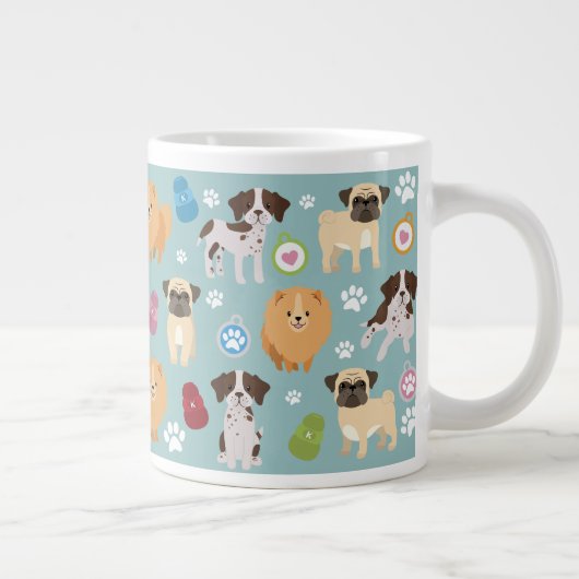 Jumbo für benutzerdefinierte Tasse - Hundegruppe 1 (Rechts)