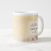 Jumbo für die personalisierte Anfangsmonogramm Jumbo-Tasse (Vorderseite Rechts)