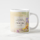 Jumbo für die personalisierte Anfangsmonogramm Jumbo-Tasse (Rechts)
