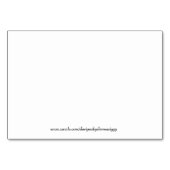 Jumbo-Geschenktafel Sie machen mein Herz Sing Tischnummer (Rückseite)