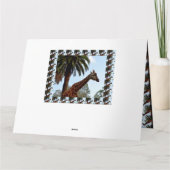 Jumbo Giraffes Geburtstagskarte, Karte (Rückseite)