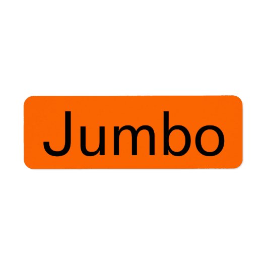 Jumbo Grocery Orange Tag (Vorne)
