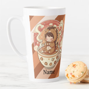 Jumbo Hedgehog Anime Kaffee & Latte 17oz Tasse