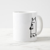 Jumbo hmph Tasse in Schwarz (Vorderseite Rechts)