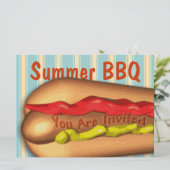 Jumbo Hotdog - Oversifizierte Einladung (Stehend Vorderseite)