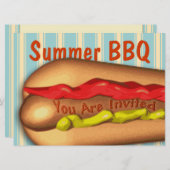 Jumbo Hotdog - Oversifizierte Einladung (Vorne/Hinten)