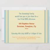 Jumbo Hotdog - Oversifizierte Einladung (Rückseite)