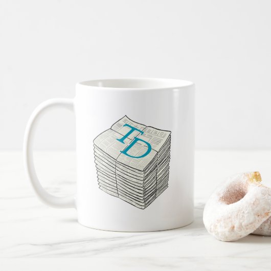 Jumbo-Joe-Glas Kaffeetasse (Mit Donut)