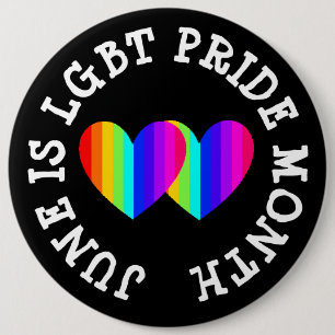 Jumbo June ist LGBT Pride Button