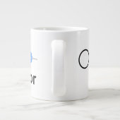 Jumbo-Kaffee-Tasse im Erdsektor Jumbo-Tasse (Rückseite)