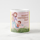 Jumbo Kaffee Tasse. Jumbo-Tasse (Vorderseite)