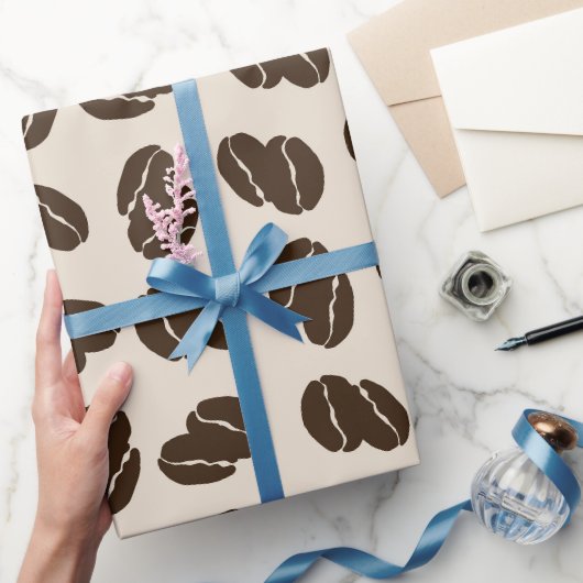Jumbo-Kaffeebohnen-Streuung Geschenkpapier (Schenken)