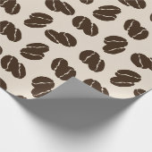 Jumbo-Kaffeebohnen-Streuung Geschenkpapier (Ecke)