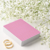 Jumbo-Karten mit rosa Streifen Spielkarten (Insitu (Hochzeit))