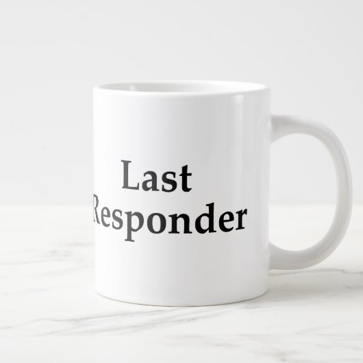 Jumbo Last Responder Tasse (Rechts)