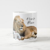Jumbo Lion und Lamb-Tasse Jumbo-Tasse (Vorderseite)