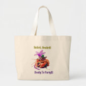 Jumbo Mardi Gras-Tasche Stoffbeutel (Vorne)