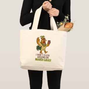 Jumbo Mardi Gras-Tasche Stoffbeutel