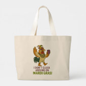 Jumbo Mardi Gras-Tasche Stoffbeutel (Rückseite)