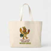 Jumbo Mardi Gras-Tasche Stoffbeutel (Vorne)