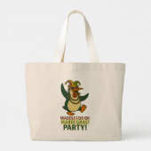 Jumbo Mardi Gras-Tasche Stoffbeutel (Rückseite)