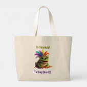 Jumbo Mardi Gras-Tasche Stoffbeutel (Rückseite)