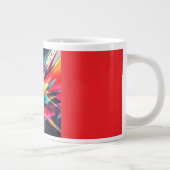 Jumbo-Mug, 20oz (Farbexplosion) Jumbo-Tasse (Rechts)
