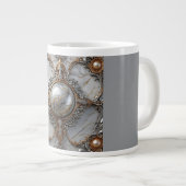 Jumbo-Mug, 20oz (Medallion-3) Jumbo-Tasse (Vorderseite Rechts)