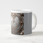 Jumbo-Mug, 20oz (Medallion-4) Jumbo-Tasse (Vorderseite Rechts)