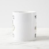Jumbo Mug - More Espresso. Less Depresso. Jumbo-Tasse (Vorderseite)