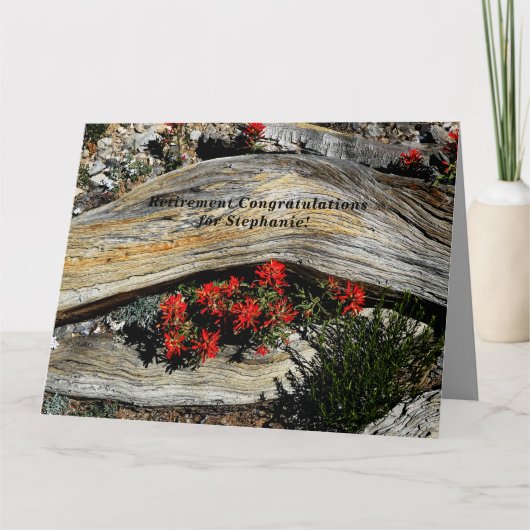 JUMBO Personalisiert Name Retirement Herzlichen Gl Karte (Vorderseite)