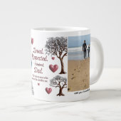Jumbo Personalized Mug für Vater Jumbo-Tasse (Vorderseite Rechts)