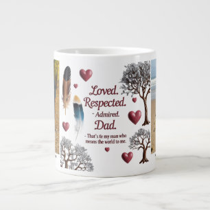 Jumbo Personalized Mug für Vater Jumbo-Tasse