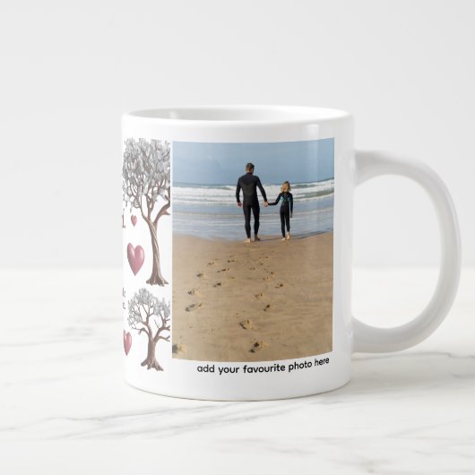 Jumbo Personalized Mug für Vater Jumbo-Tasse (Rechts)