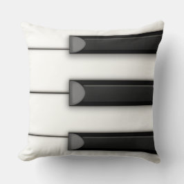 Jumbo Piano Keys Detail Musical Kissen