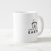 Jumbo-Pint-Chor des Earth-Logos Jumbo-Tasse (Vorderseite Rechts)