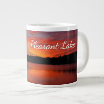 Jumbo Pleasant Lake Sunset Foto Tasse