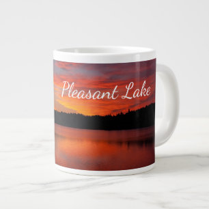Jumbo Pleasant Lake Sunset Foto Tasse