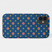 Jumbo Polka Dots Navy Blue iPhone 5/5s Xtreme Case (Rückseite (Horizontal))