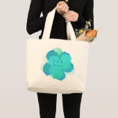 Jumbo Popflower Lagon Stoffbeutel (Vorderseite (Produkt))
