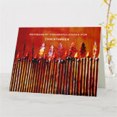 JUMBO-Renten-herzlichen Glückwunsch Personalisiert Karte (Gelbe Blume)