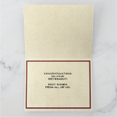 JUMBO Rentirement Herzlichen Glückwunsch von allen Karte (Innenseite)