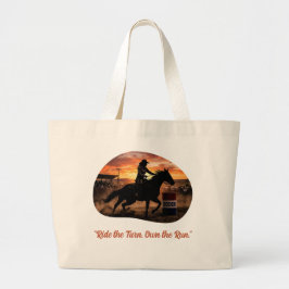 Jumbo-Rodeo-Barrel-Racer-Tasche Jumbo Stoffbeutel