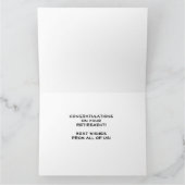 JUMBO Ruhestand Herzlichen Glückwunsch von All, Fl Karte (Innenseite)